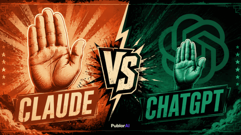 Versus poster comparing Claude vs ChatGPT refusals and which AI refuses more often